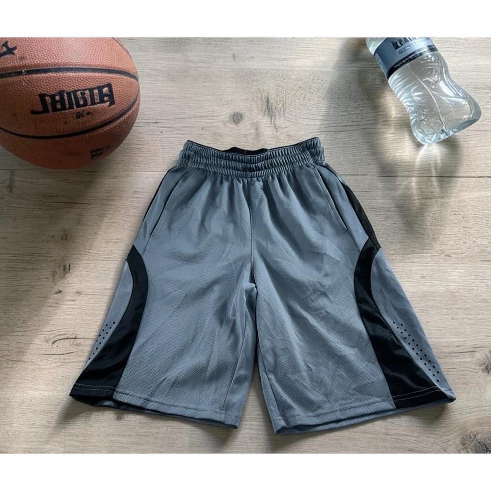 CSG Dark Gray Basketball Shorts Men's Sz S Pockets 10" Inseam Drawstring Waist